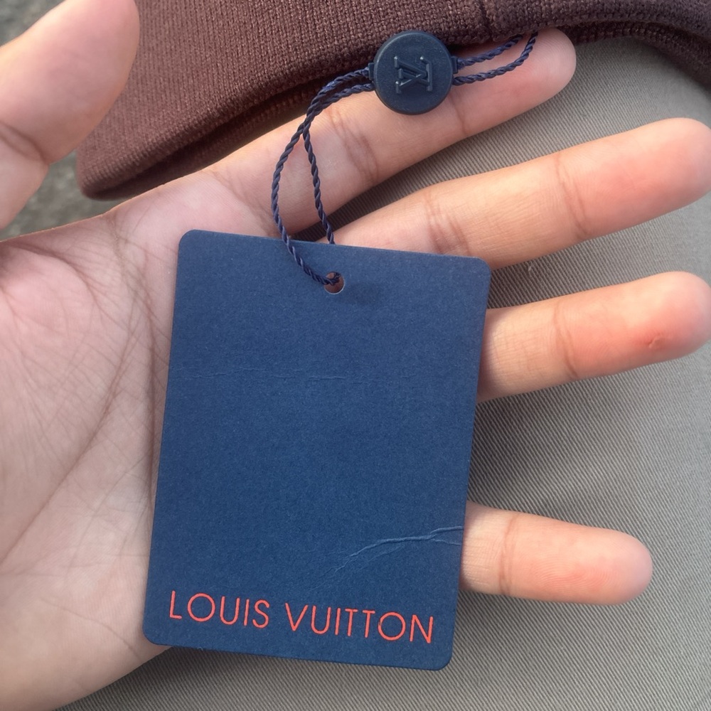 Louis Vuitton Brown Checkered Beanie - Picture 3 of 6